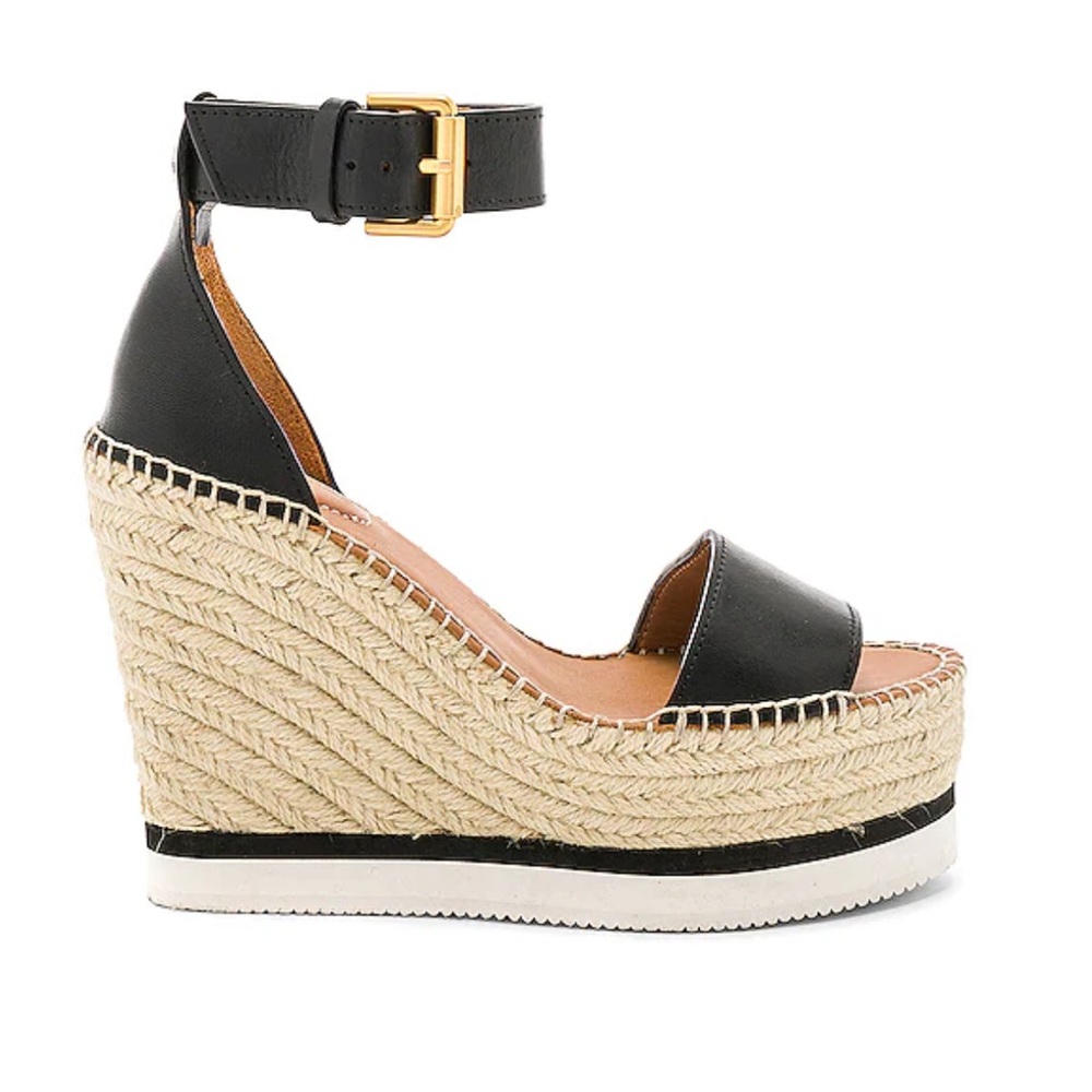 See by Chloe Glyn Wedge Espdadrille Heels